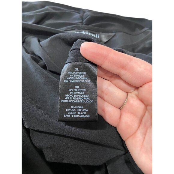 Norma Kamali Shirred Dress Black Size XL NWT Holiday - Picture 4 of 14